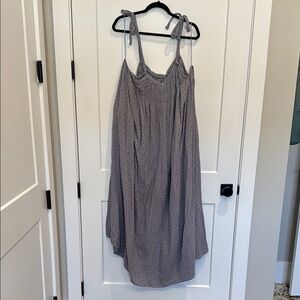 Elegant Gray Maxi Dress
